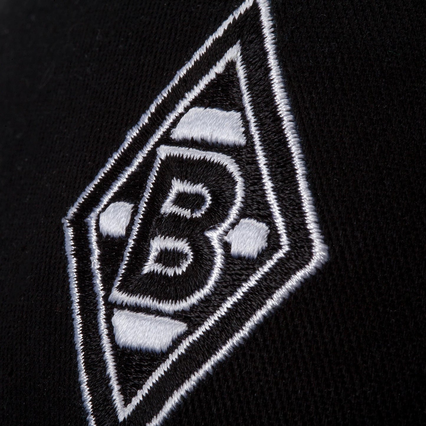 Baseball Cap classic schwarz mit Raute