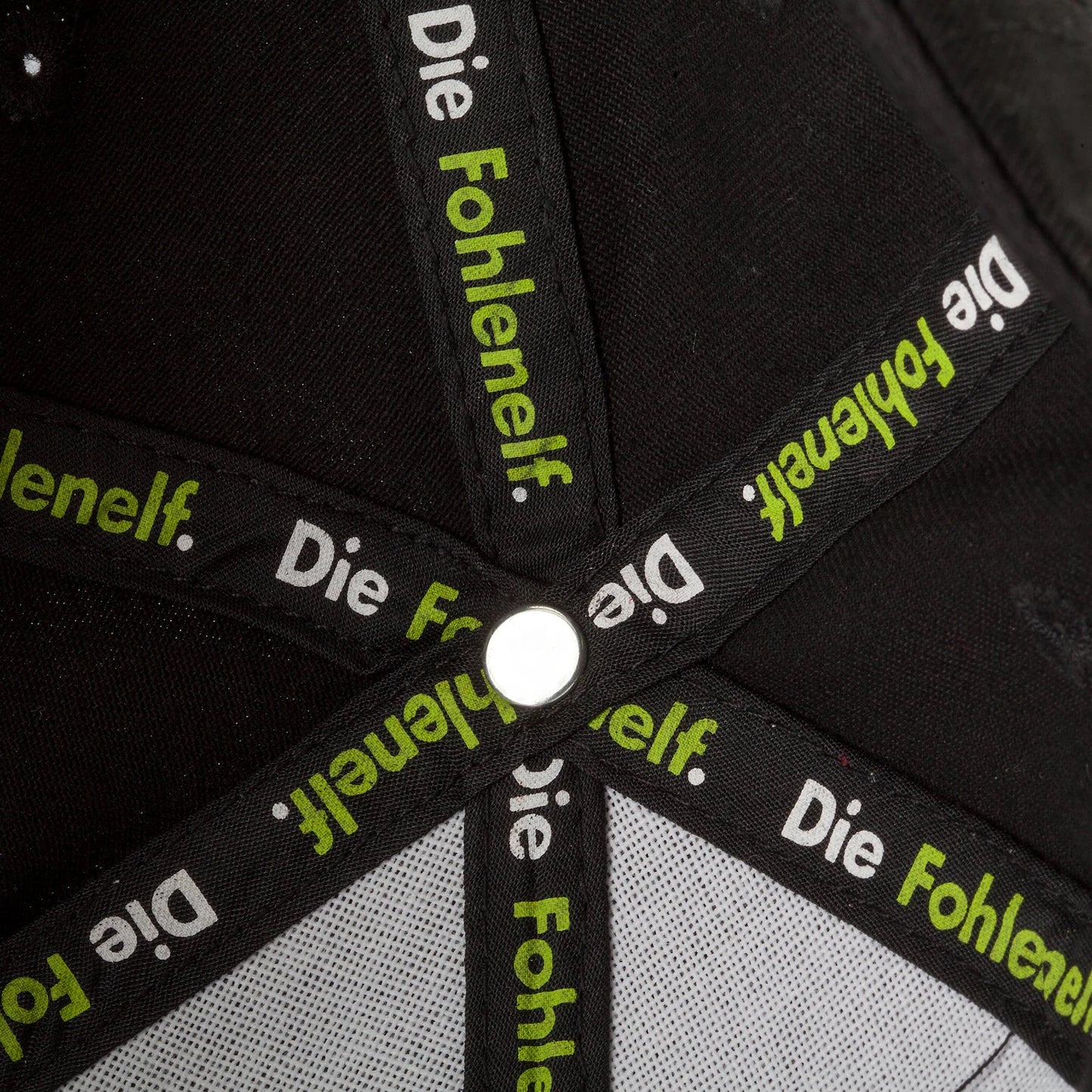 Baseball Cap classic schwarz mit Raute