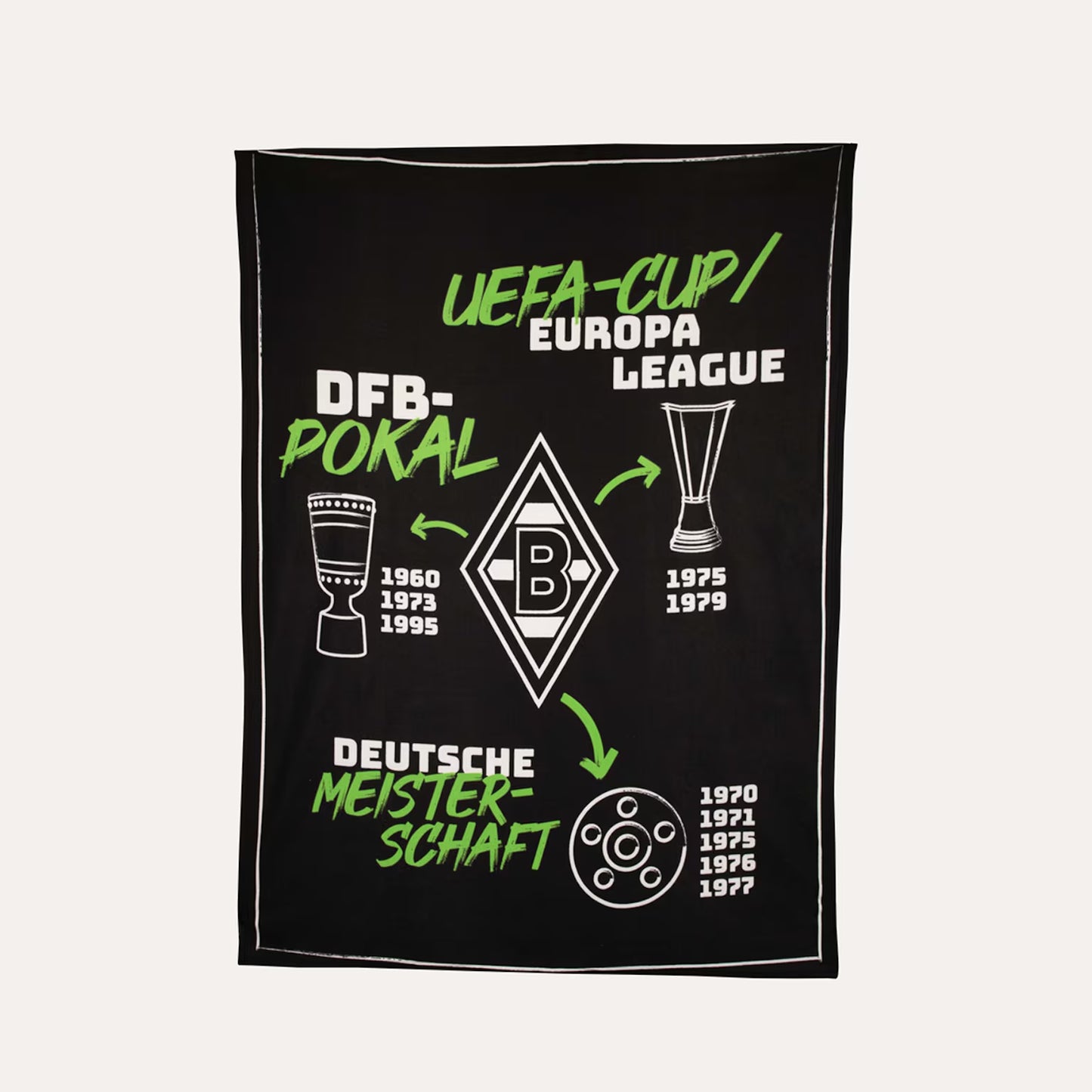 Fleecedecke Erfolge Borussia Mönchengladbach