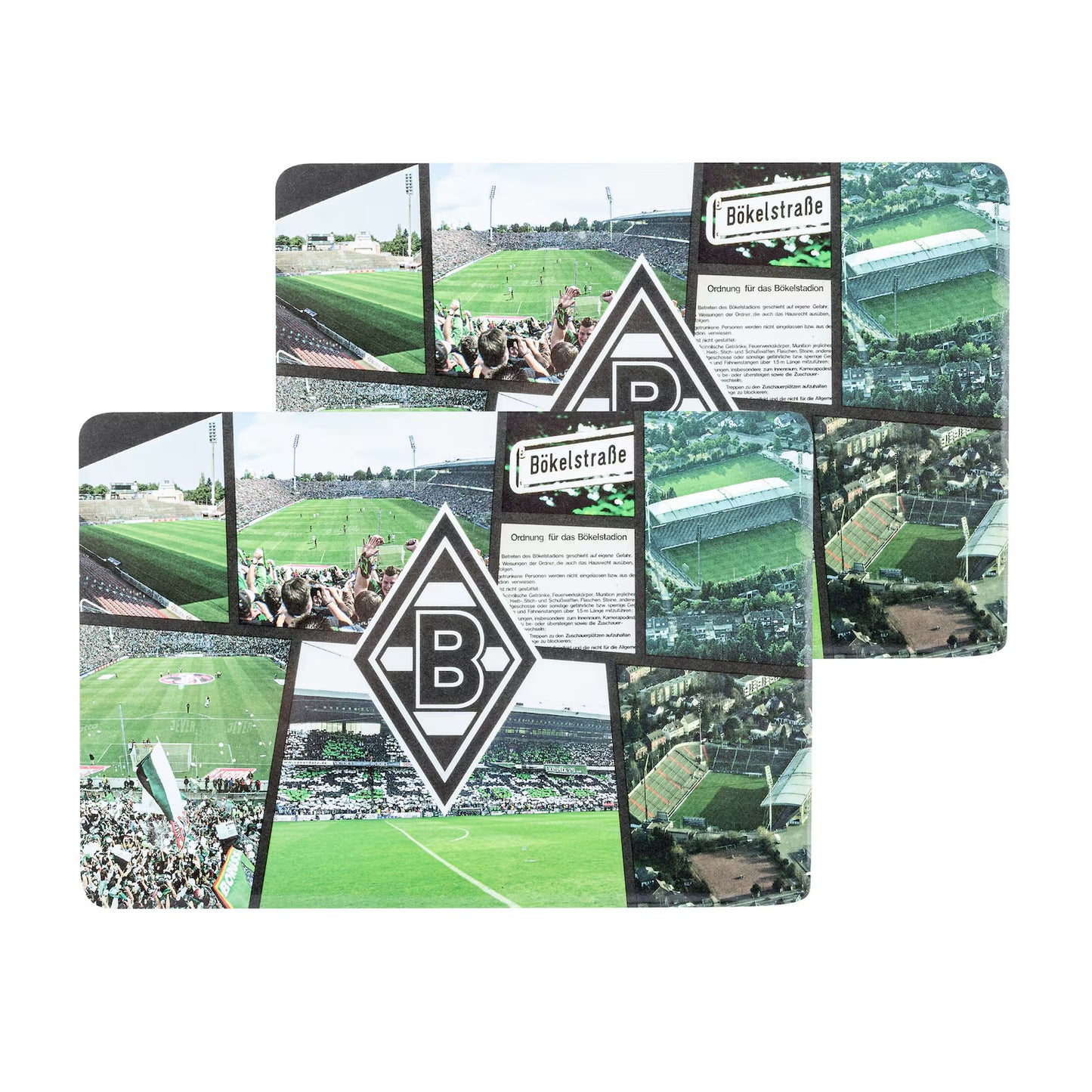 Frühstücksbrettchen Borussia Mönchengladbach Bökelberg Motiv