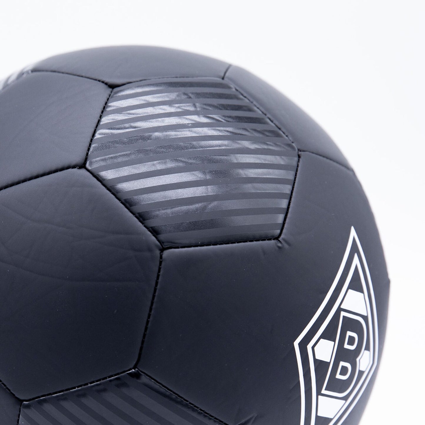Fußball Borussia Mönchengladbach schwarz in Größe 5
