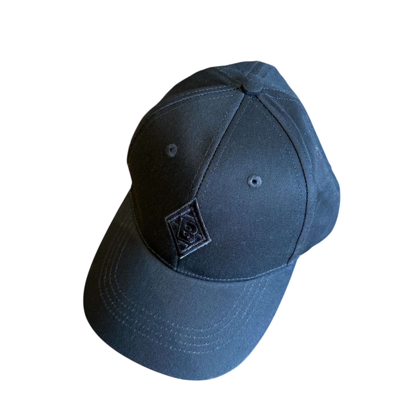 Baseball Cap classic schwarz mit Raute schwarz