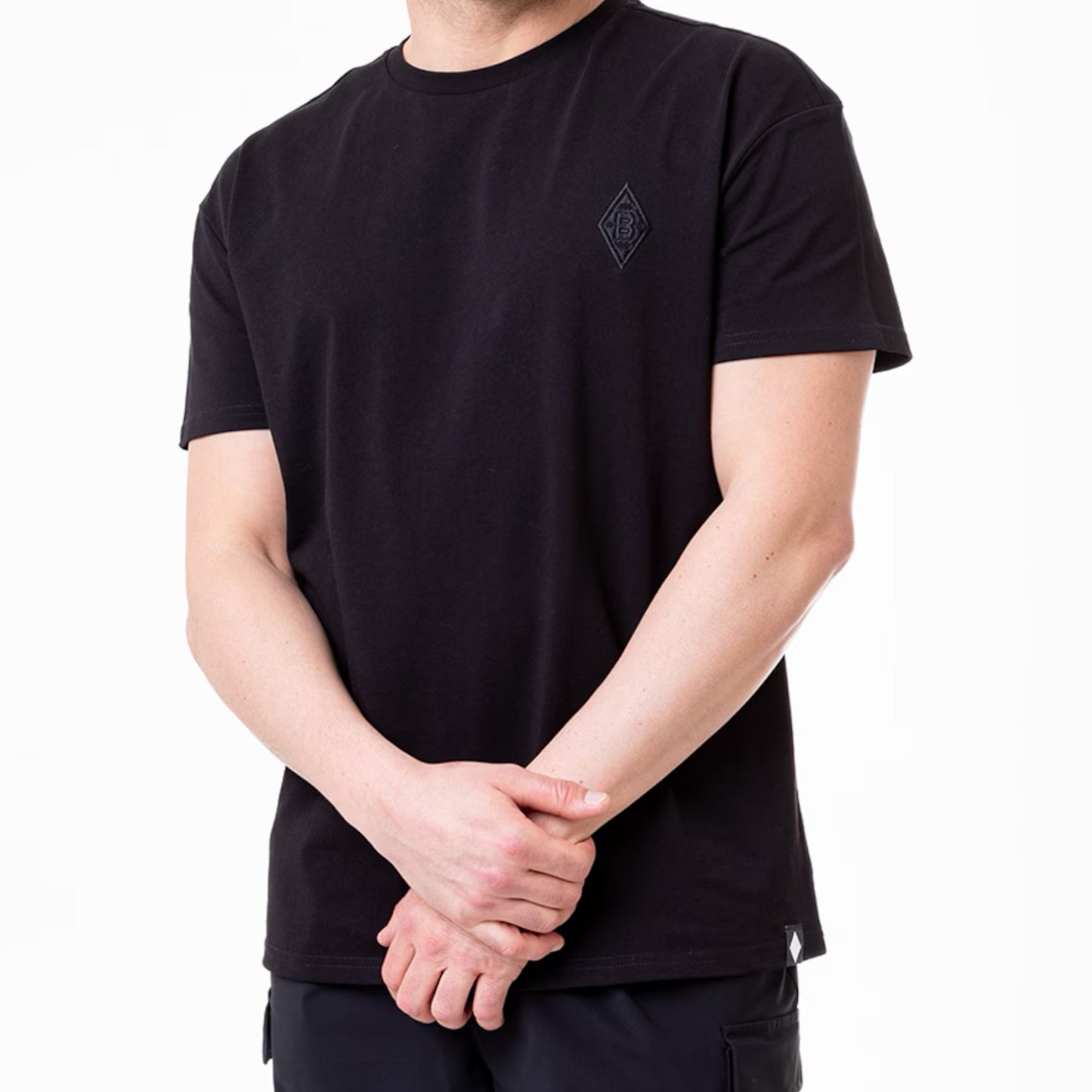 T-Shirt Black Logo Borussia Mönchengladbach