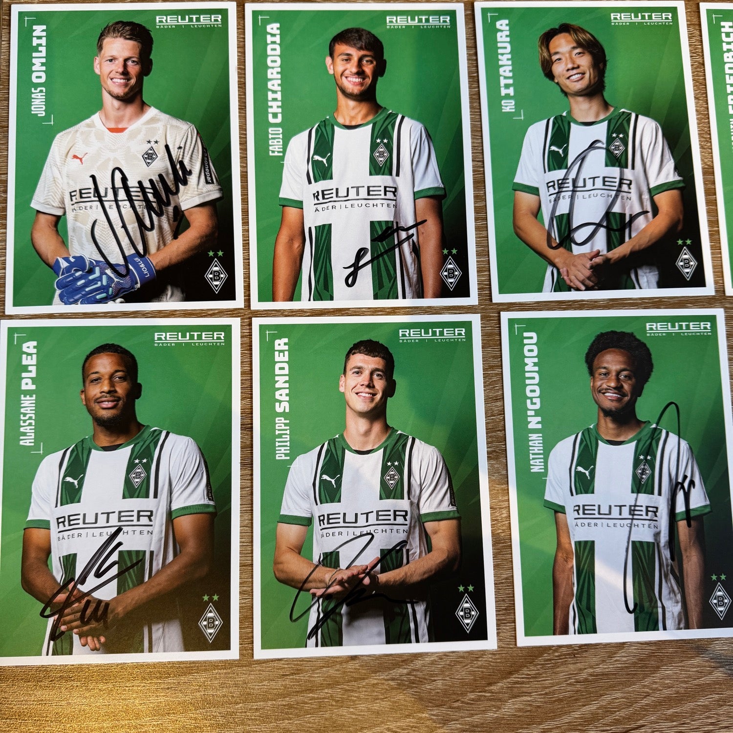 Autogrammkarten Borussia Mönchengladbach