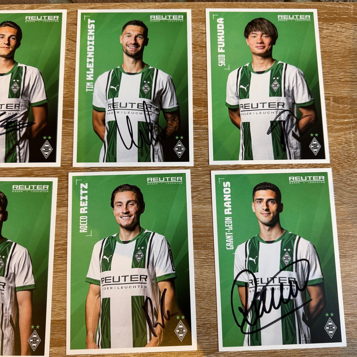 Autogrammkarten Borussia Mönchengladbach