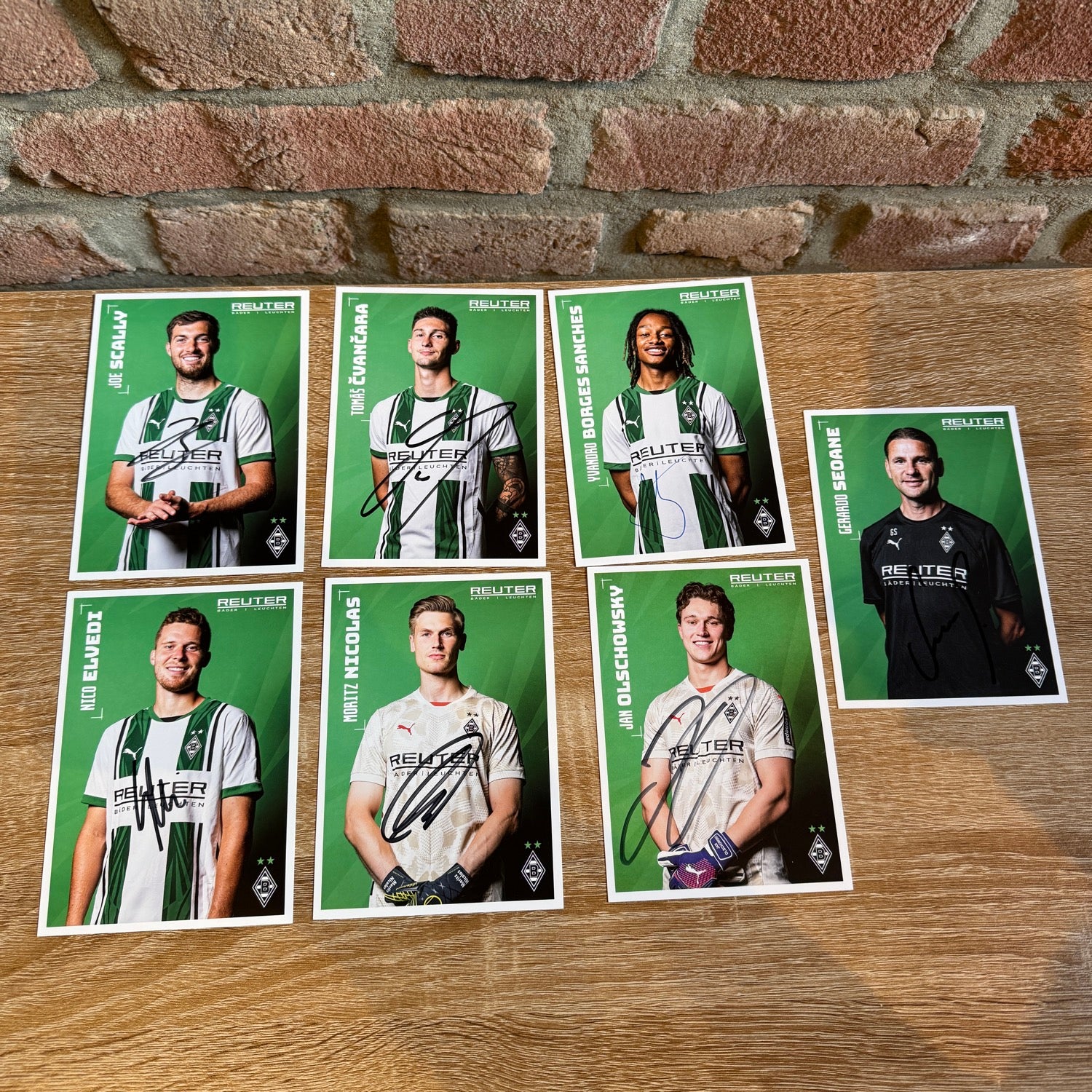 Autogrammkarten Borussia Mönchengladbach