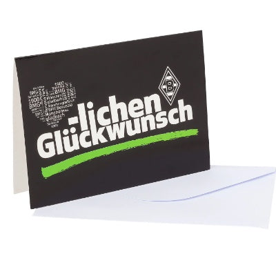 Borussia Mönchengladbach - Gückwunsch Karte 