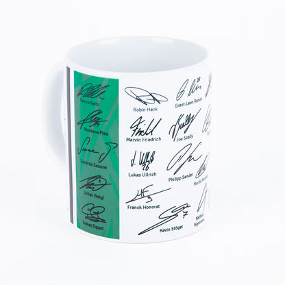 Tasse Autogramm Unterschriften Borussia Mönchengladbach