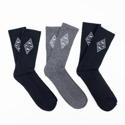 Thermosocken - 3er Set - Borussia Mönchengladbach 